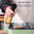 Premium 3-in-1 High Pressure Oil Spray Bottle | Refillable Kitchen Mister for Air Fryer, BBQ & Cooking